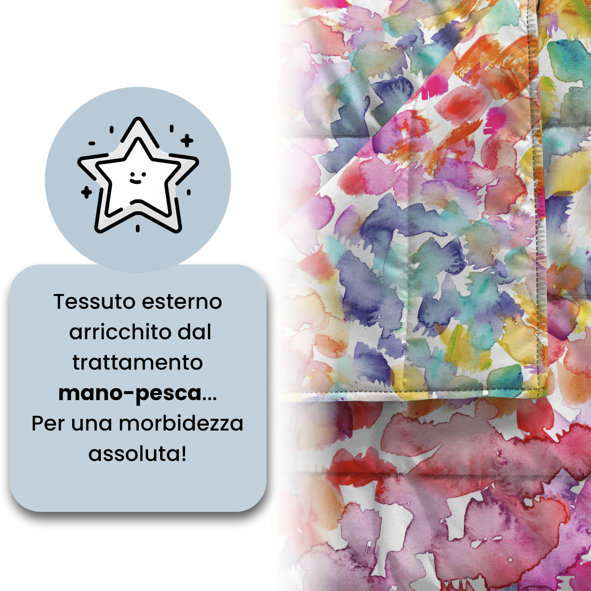 TRAPUNTINO ESTIVO BASIC, 100gr - Made in Italy - MATRIMONIALE