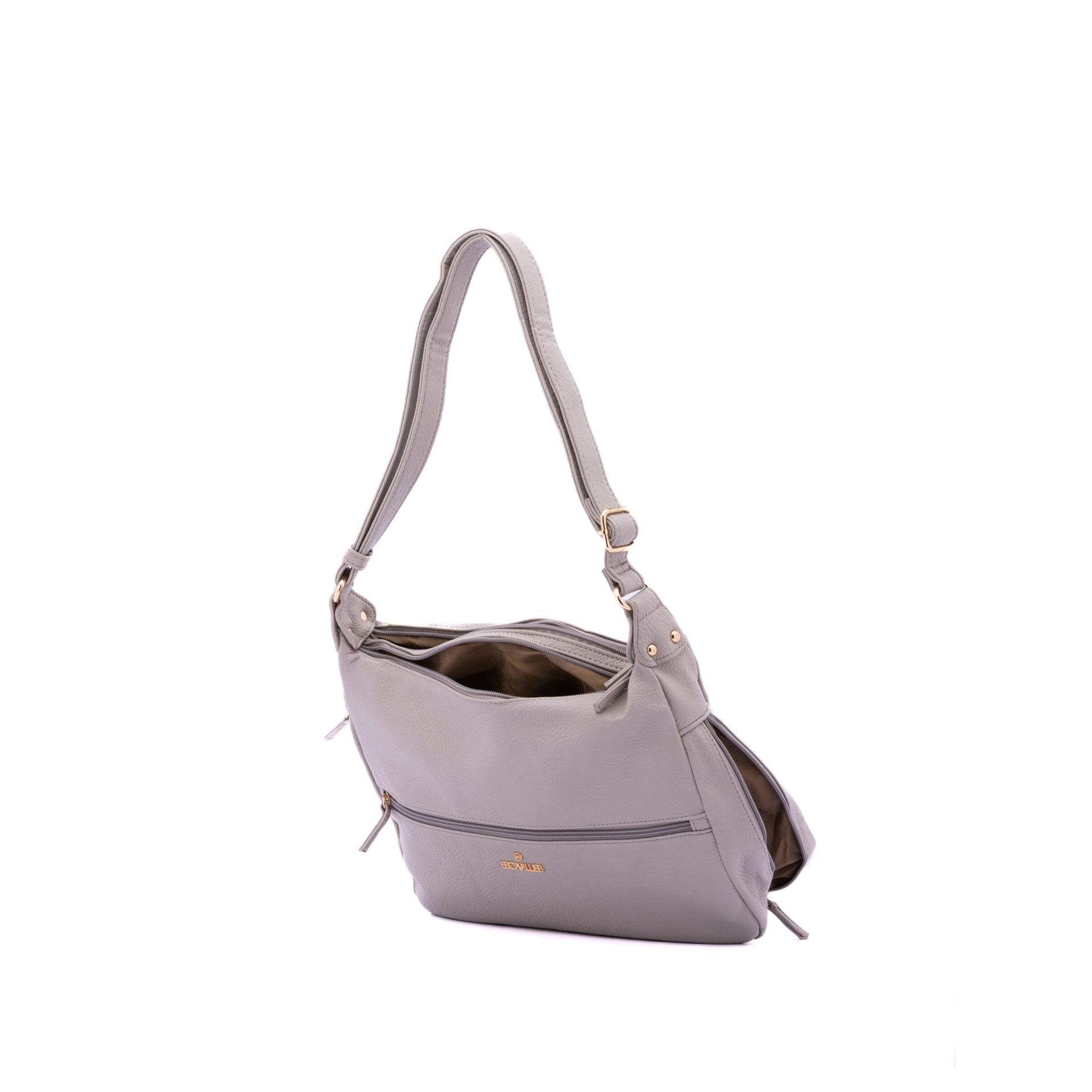 Borsa a spalla da donna - Modello False - Ecopelle - 35.0 x 26.0 x 11.0 cm