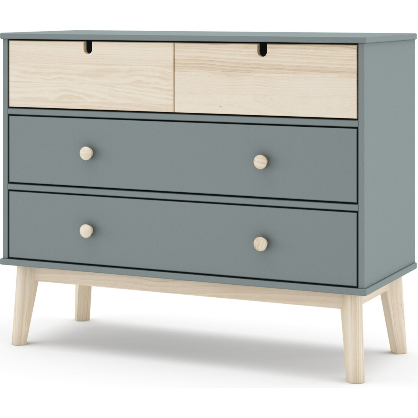 Commode enfant 4 tiroirs en bois - LUCY
