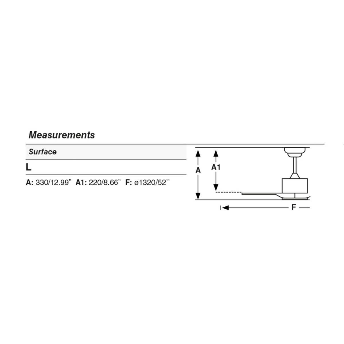 LUZON L Ventilatore a soffitto  bianco
