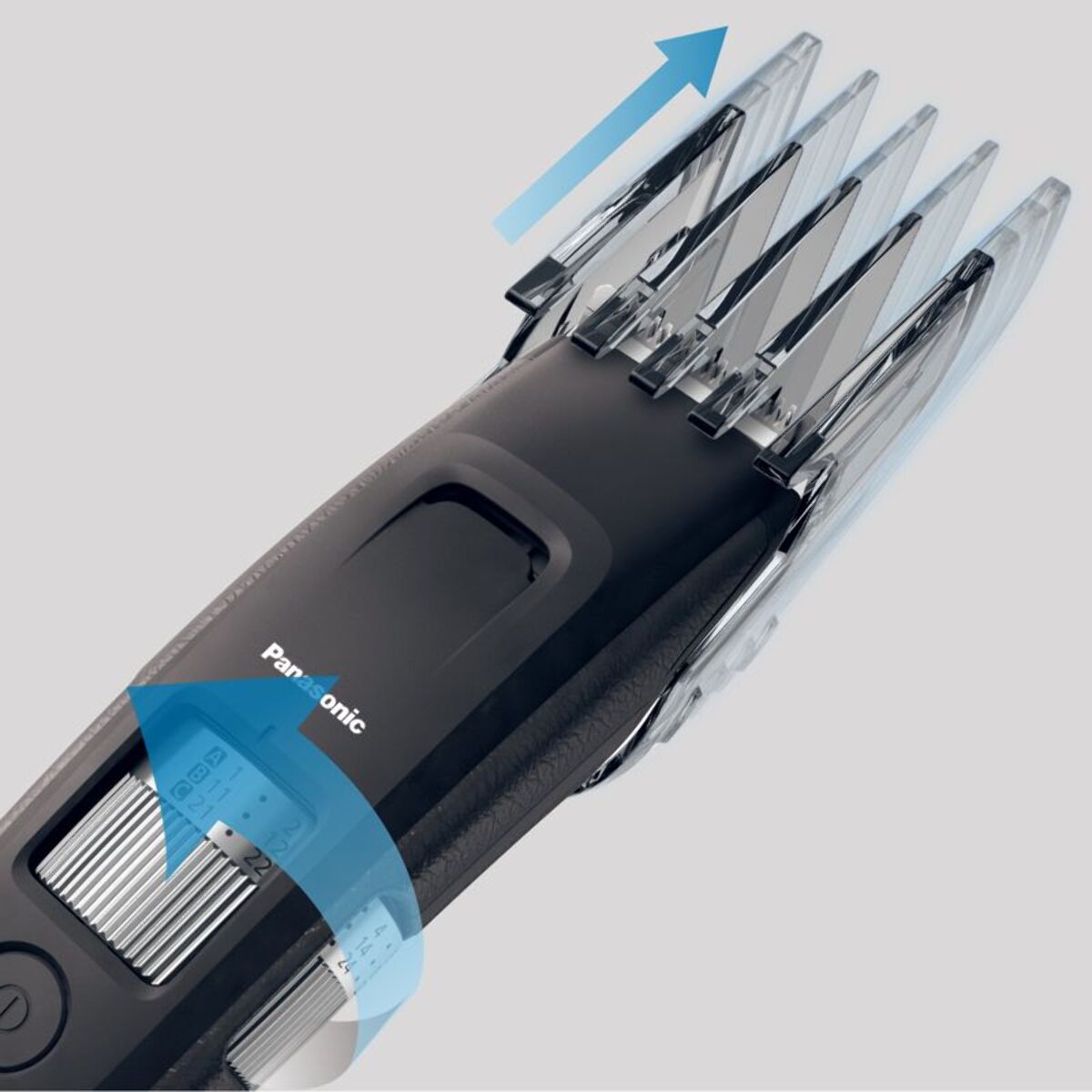 Tondeuse barbe PANASONIC ER-GB96-K503, molette réglable, 58 hauteurs de coupe, précision 0,5 mm, autonomie 50 mn