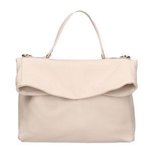 Borsa a spalla convertibile in zaino da donna In Vera pelle Made in Italy 34x21x12 cm