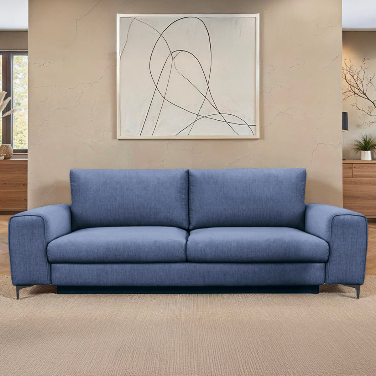 Canapé Tissu Droit Fiesole - 3 Places