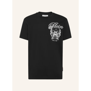 PHILIPP PLEIN Camiseta de cuello redondo y manga corta SKULL