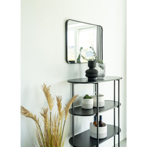 Set 3 cestini Algar in cotone bianco/grigio