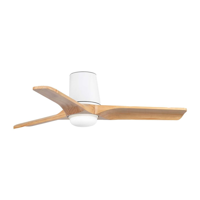 HEYWOOD TUB LED S Ventilateur blanc/pino