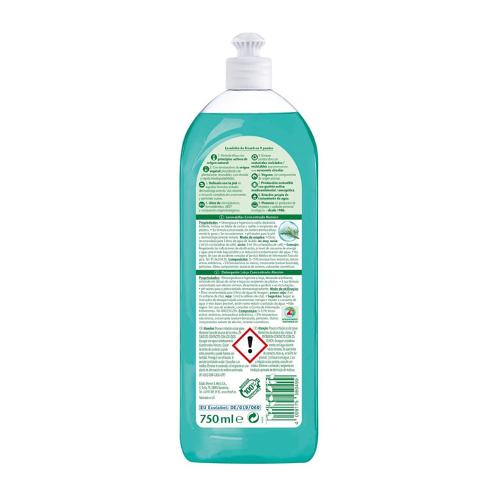 Pack 10x Lavavajillas romero Frosch 750 ml