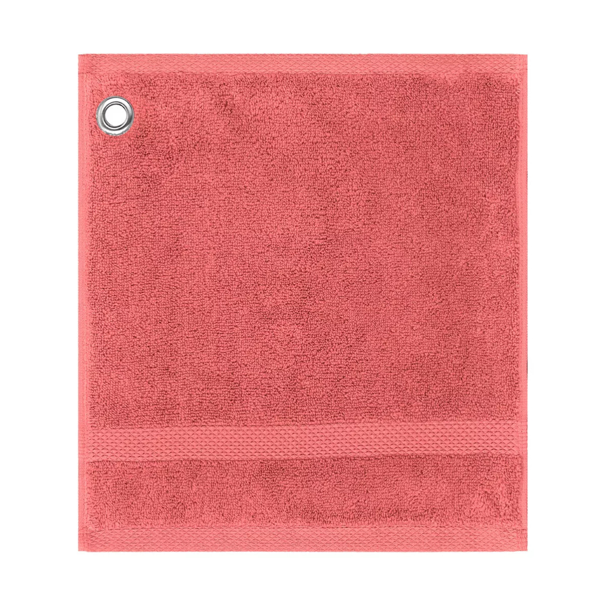 Carre avec oeillet Elea corail