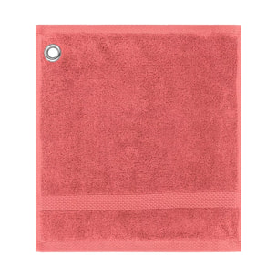 Carre avec oeillet Elea corail