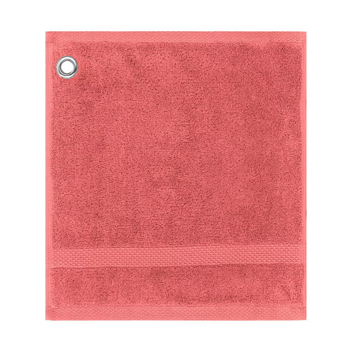 Carre avec oeillet Elea corail