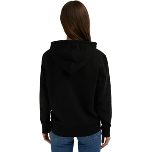 Sudadera Básica Varsity Hoodie en Negro D.Franklin