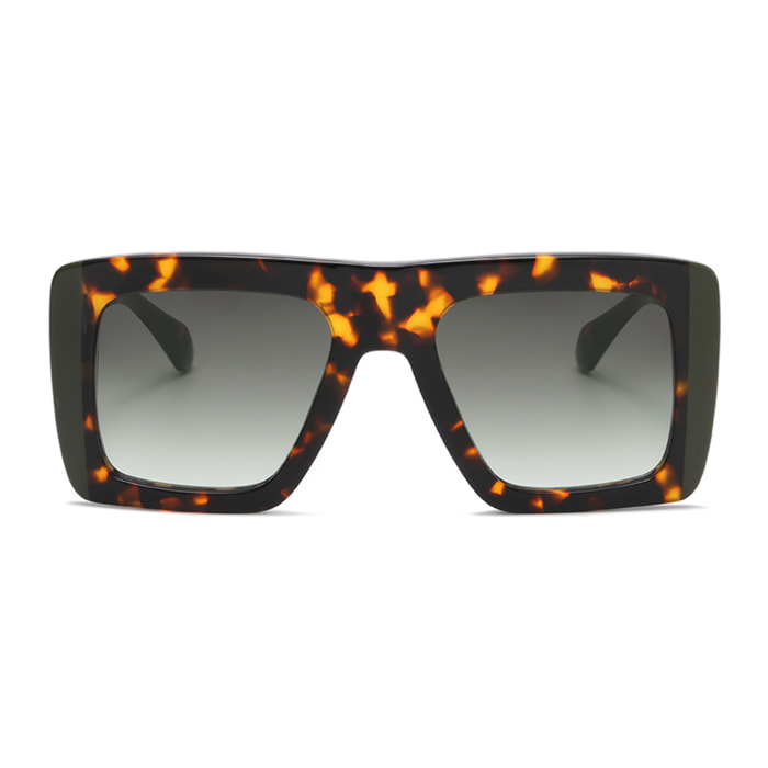 Gafas OCEAN modelo Corniche en color Montura marrón Demy con lente verde G15