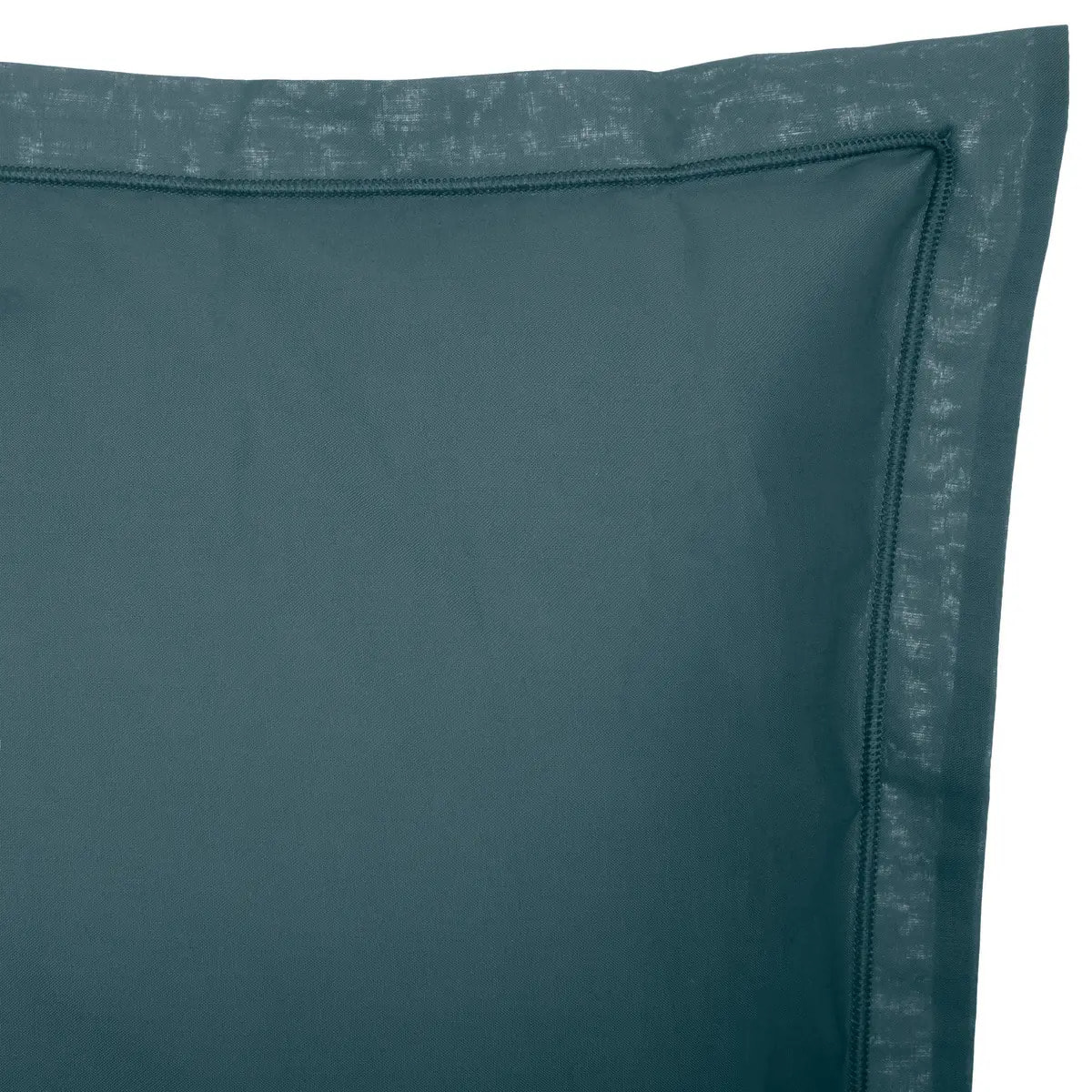 Taie d'oreiller "Carina" coton 63x63cm bleu orage