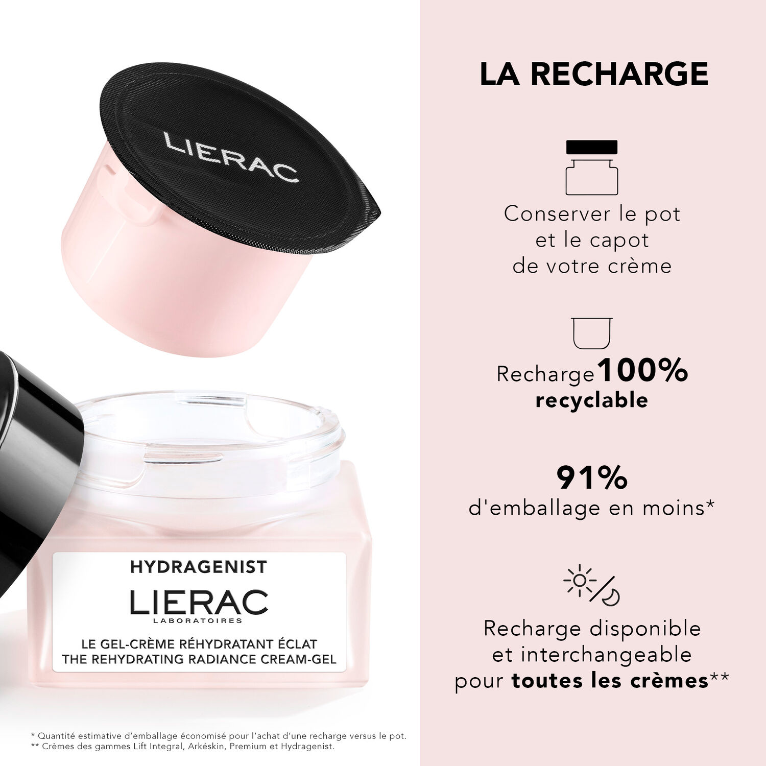 Hydragenist - Le Gel-Crème Réhydratant Éclat 50 ml