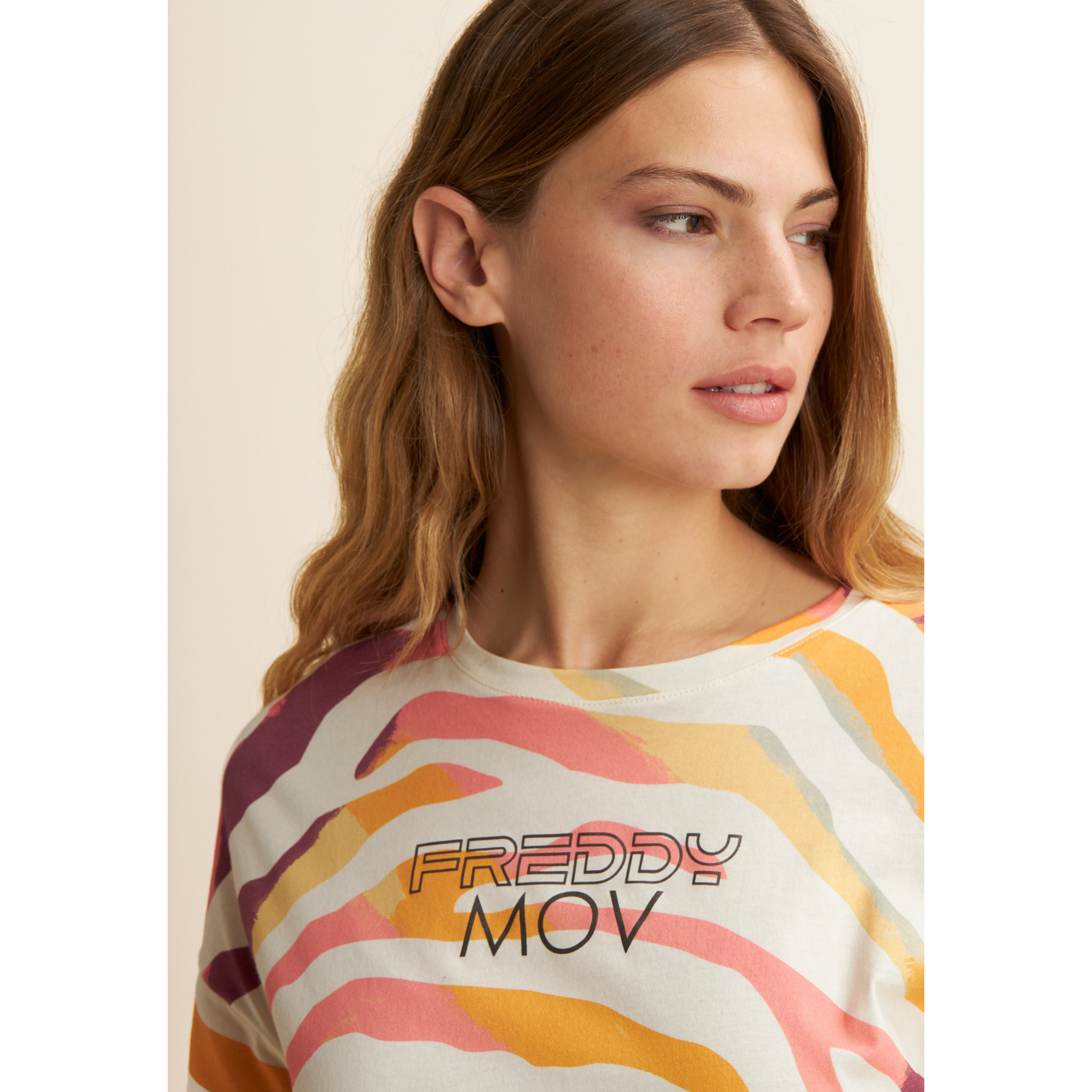 T-shirt Cropped Fantasia Zebrata