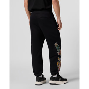 PHILIPP PLEIN Jogging Pants Tattoo Patches
