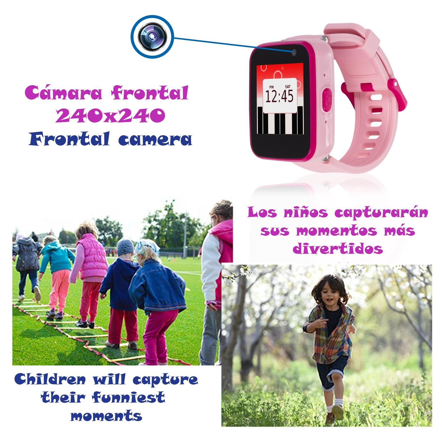 Smartwatch per bambini CT5 con fotocamera, 5 giochi, registratore vocale e lettore musicale.