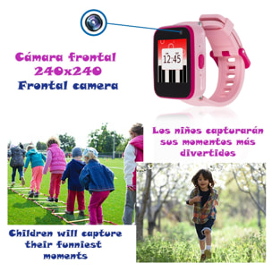 Smartwatch per bambini CT5 con fotocamera, 5 giochi, registratore vocale e lettore musicale.