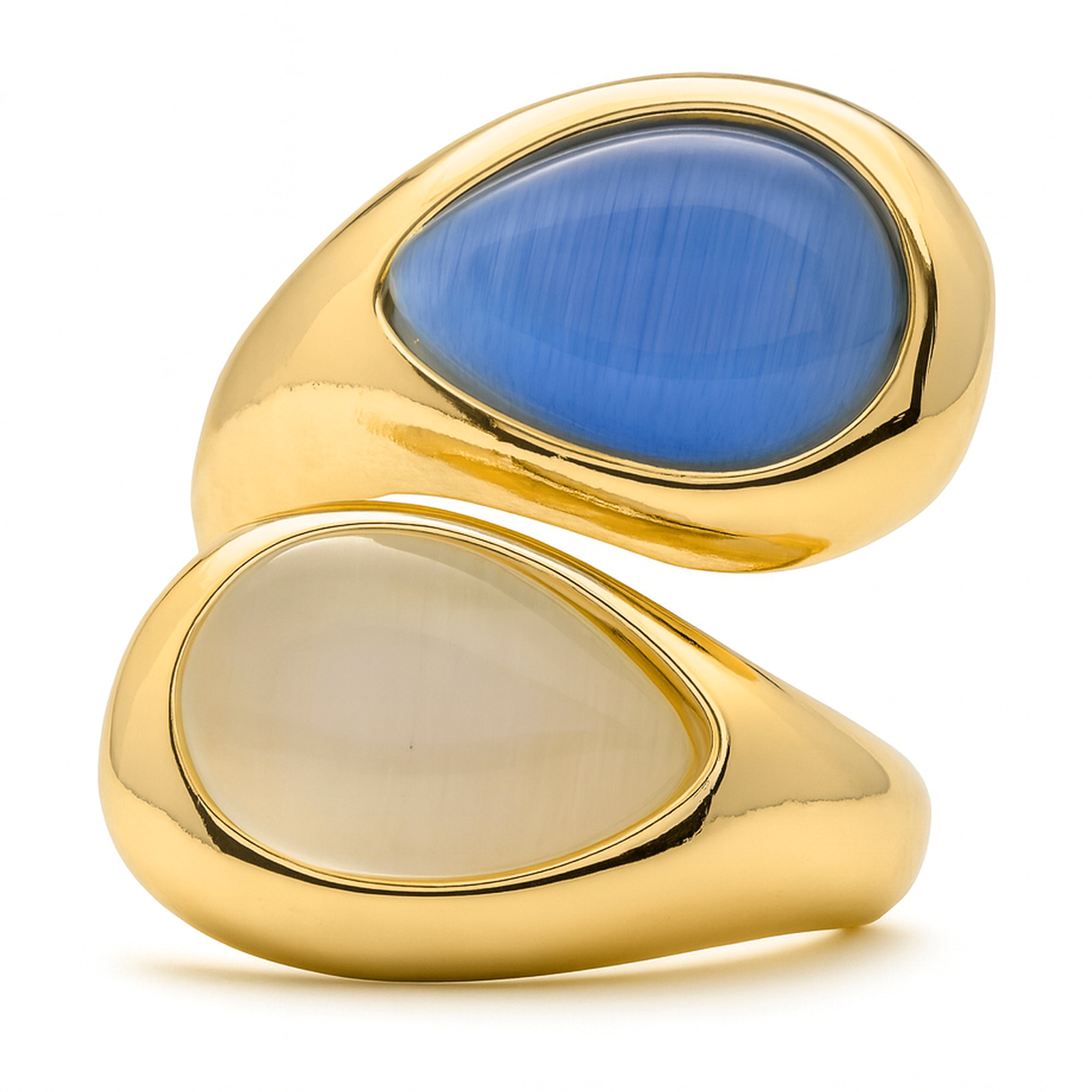 Anillo Anxobu acabado oro amarillo 18k