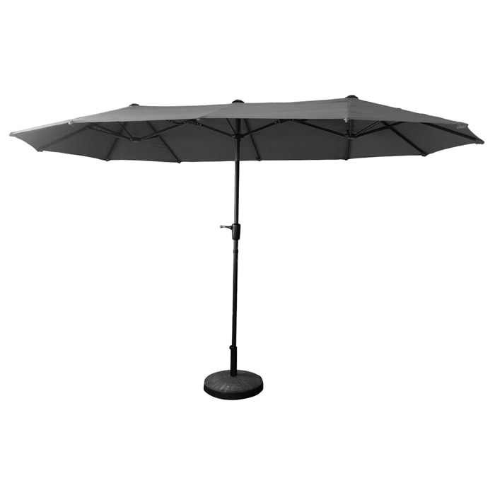 Parasol double LINAI ovale -
