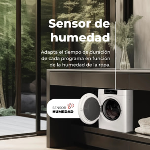 Secadora EVVO Mini S3, 3 kg, Evacuación, Blanco