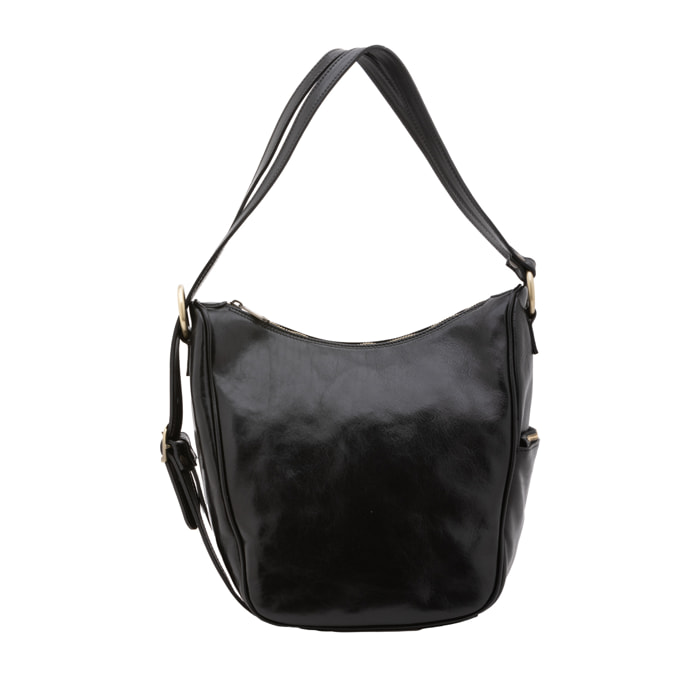 Borsa a spalla  da donna In Vera pelle Made in Italy 31x28x20 cm