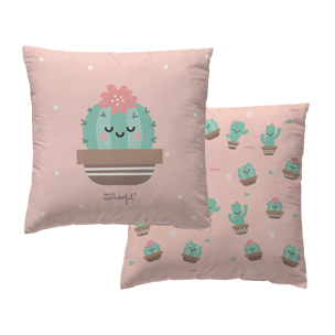 Funda de cojín reversible Mr.Wonderful Cactus 45X45 cm