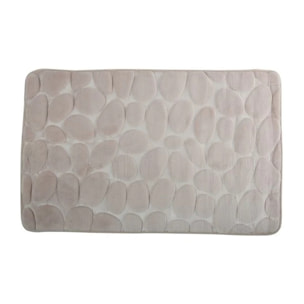 Tapis de bain Microfibre PEBBLE Beige MSV
