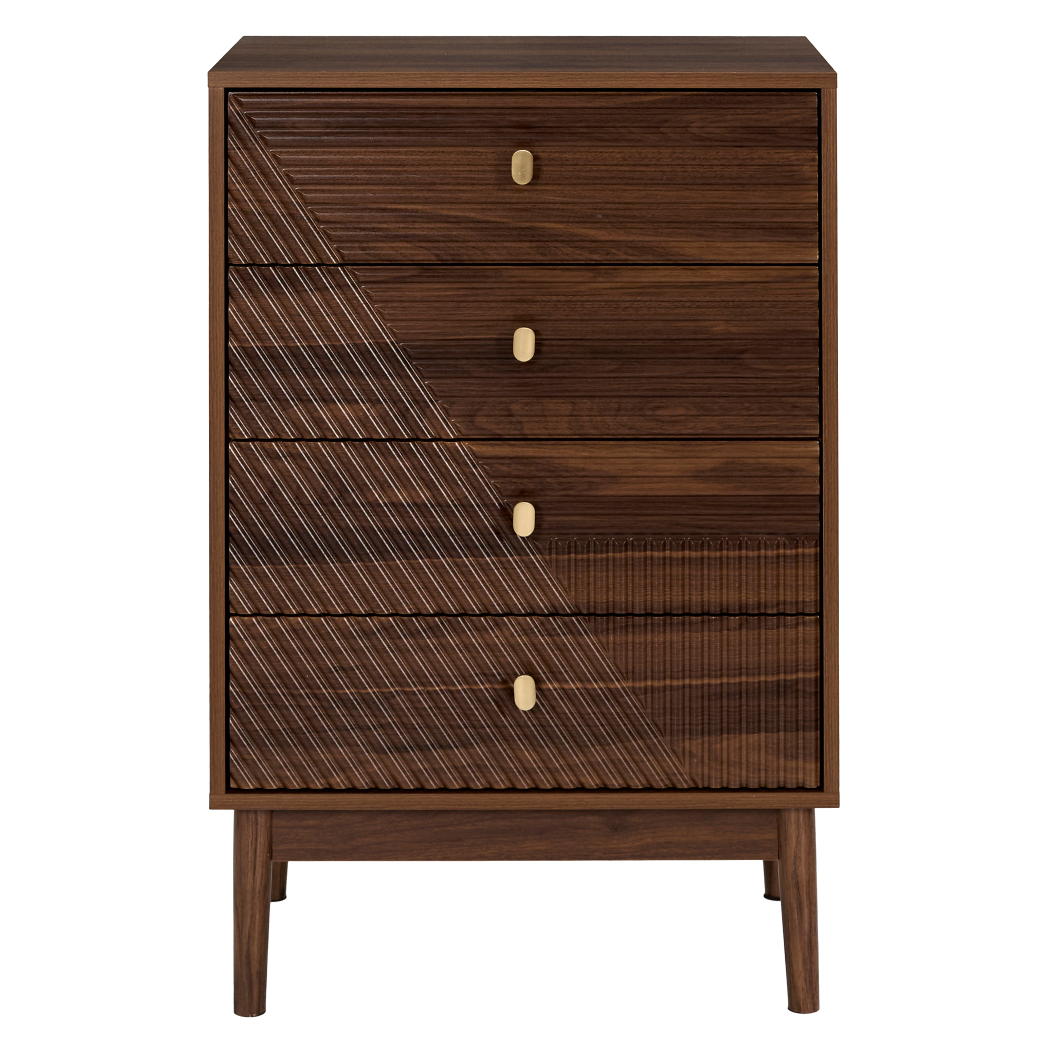 Commode - HOME DECO FACTORY - Tiffany - Rétro-chic - Marron
