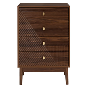 Commode - HOME DECO FACTORY - Tiffany - Rétro-chic - Marron
