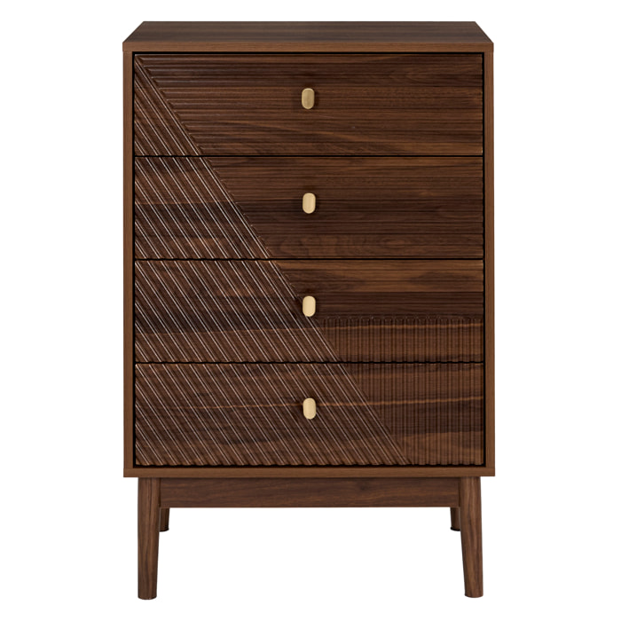 Commode - HOME DECO FACTORY - Tiffany - Rétro-chic - Marron