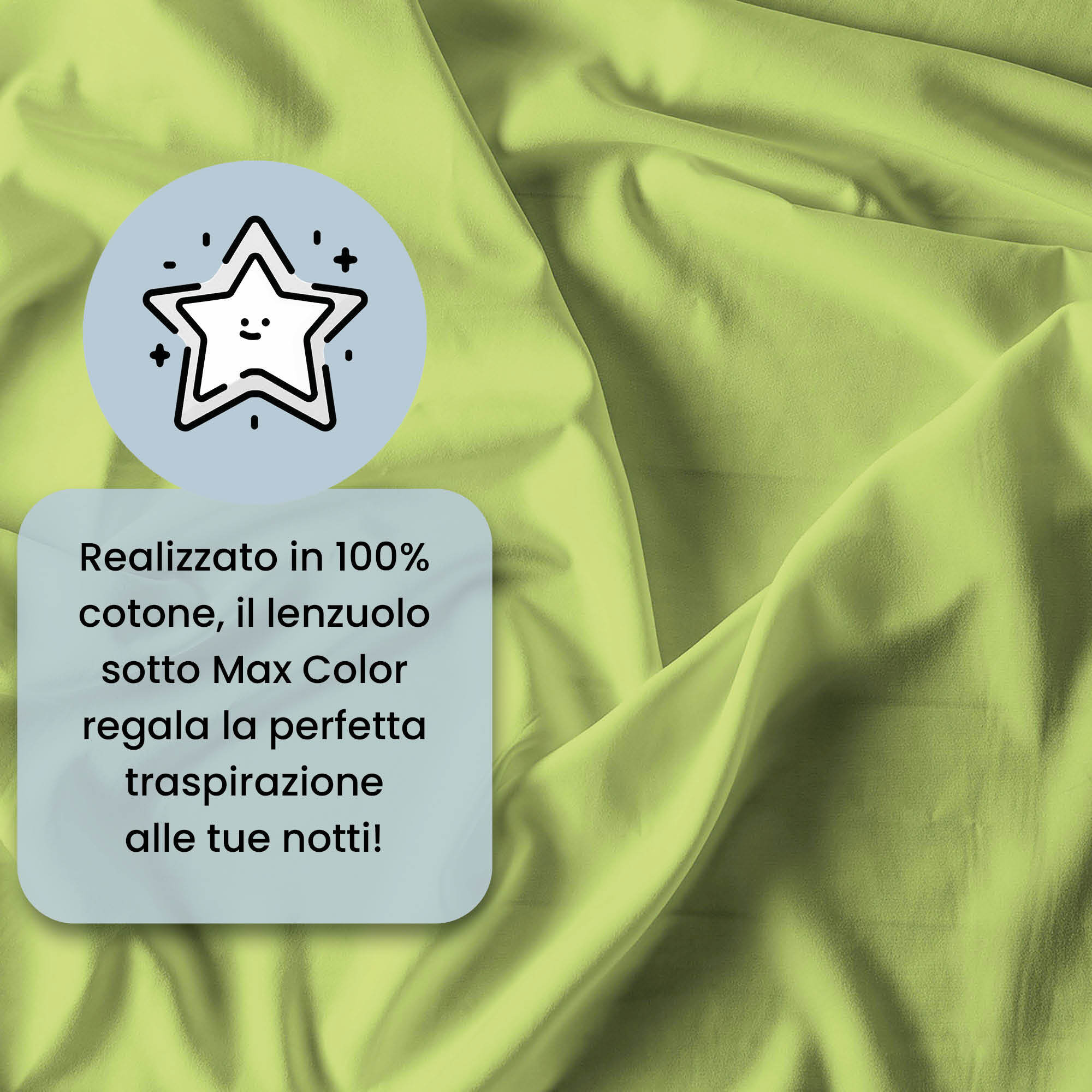 LENZUOLO SOTTO CON ANGOLI MAX COLOR, 100% COTONE MADE IN ITALY - MATRIMONIALE MAXI