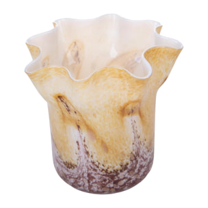 Vaso Bordo smerlato - Pezzi 1 - 23,5xH24x23,5cm - Bianchi Dino SpA