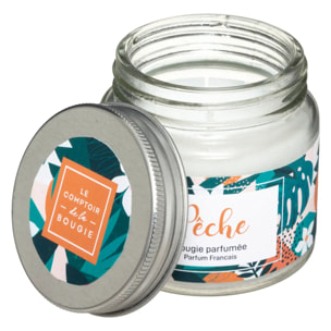 Bougie parfumée pêche 65g