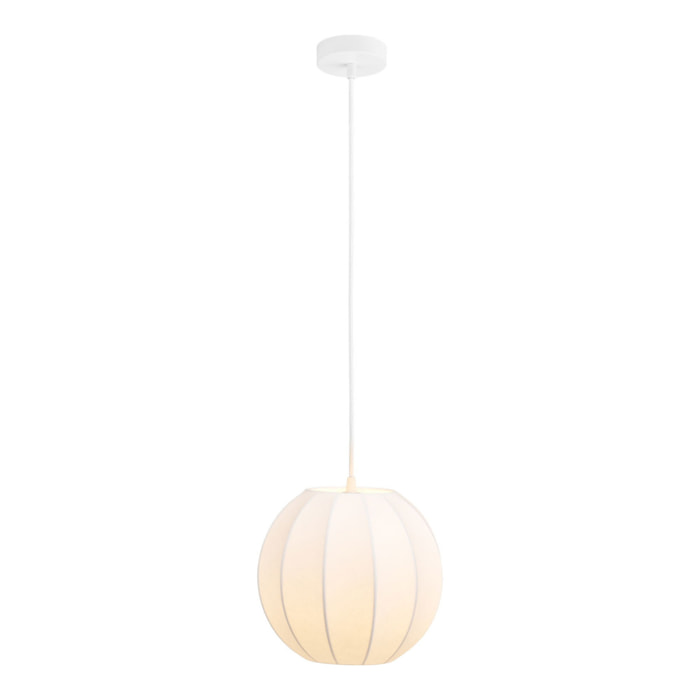 Coventry Lampada a Sospensione in Resina Bianca ø25 cm