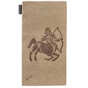 Tapis salon et chambre fait main en laine motif géométrique CODE