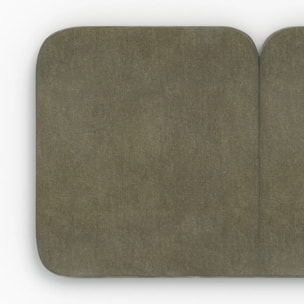 Tête de lit en tissu vert olive 160 cm - Etna