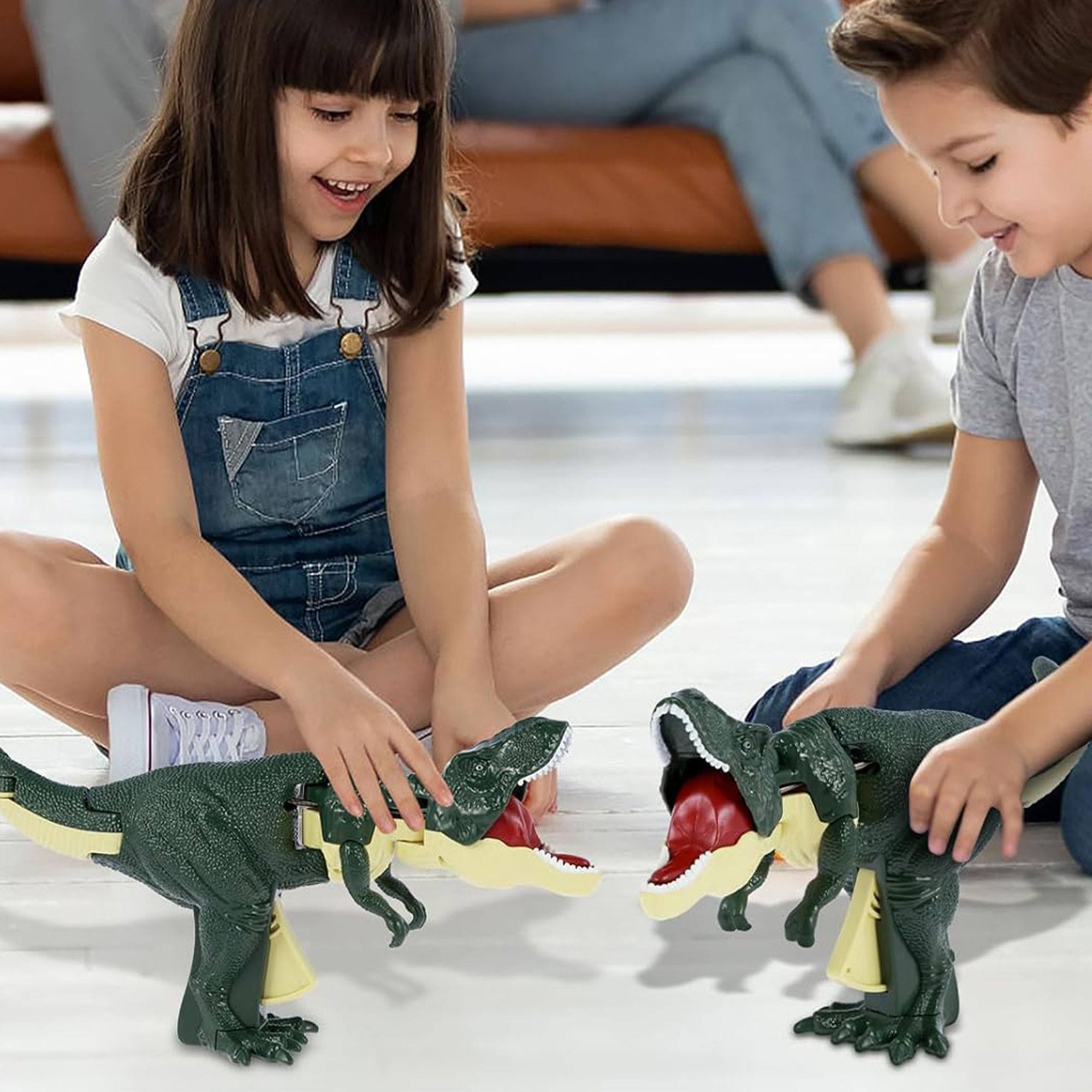 Well home - divertido jugeute dino squeeze de 29cm con sonido