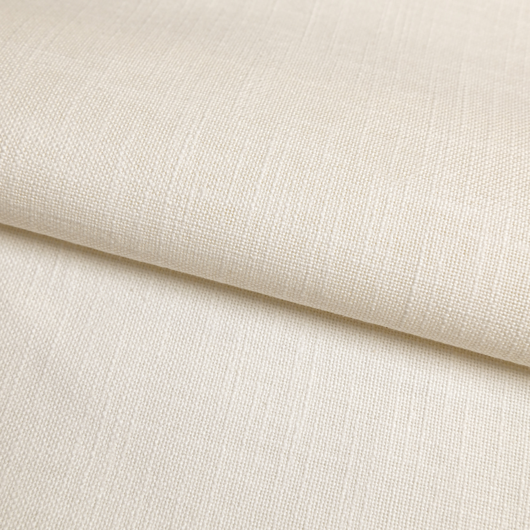 Torchon de cuisine en coton uni aspect tissé - Ivoire