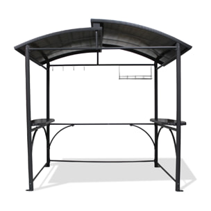 ABRI-BARBECUE - Abri de jardin en aluminium et polycarbonate