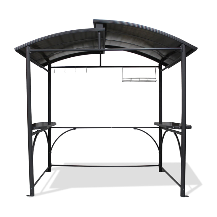 ABRI-BARBECUE - Abri de jardin en aluminium et polycarbonate