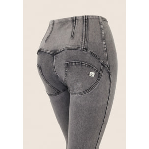 Jeggings WR.UP 7/8 superskinny vita alta con anello