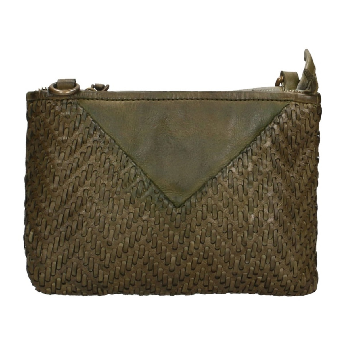 Borsa a tracolla da donna - Modello Eris - Vera pelle - 22.0 x 15.0 x 9.0 cm