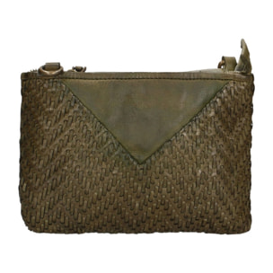 Borsa a tracolla da donna - Modello Eris - Vera pelle - 22.0 x 15.0 x 9.0 cm