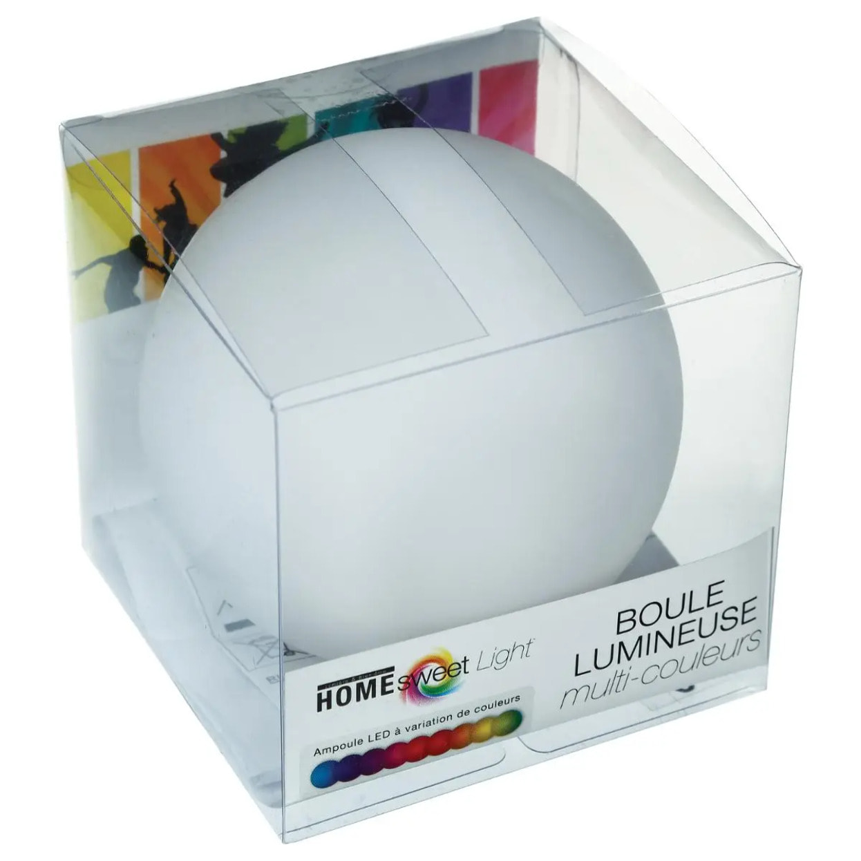 Boule LED - blanc - D7 - 8 cm