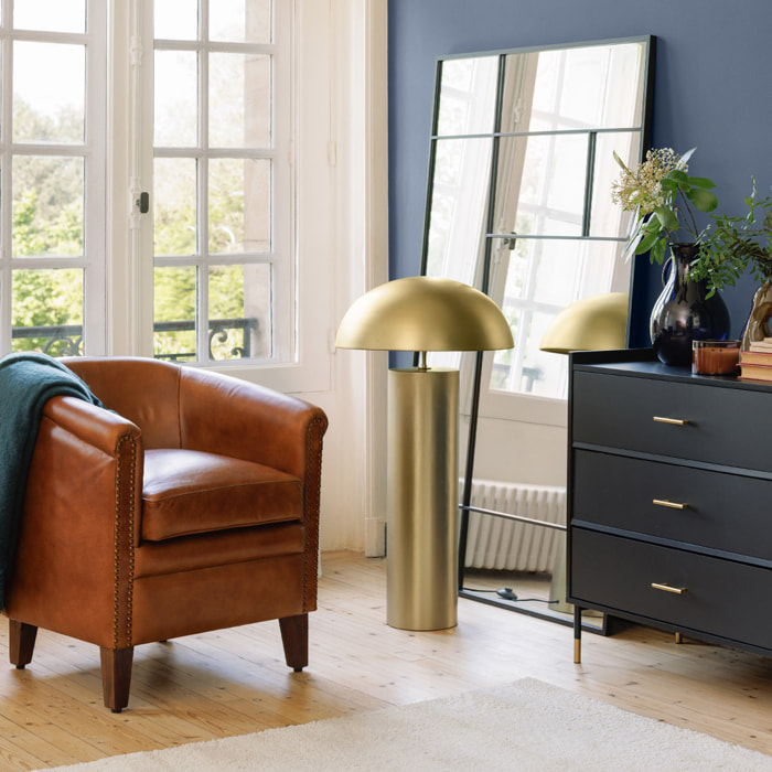 Miroir "Macha" métal noir 97x167cm