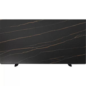 Table à rallonges Xenia 200x80cm noire Kare Design