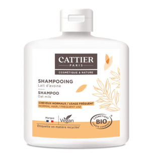 Shampooing Lait d'Avoine Bio - Usage Fréquent 250 ml