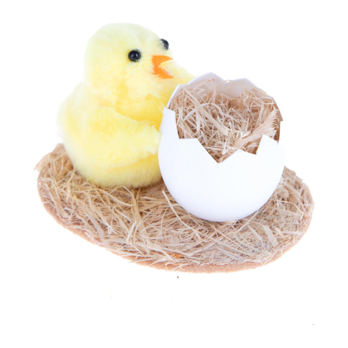 Pulcino con uovo - Pezzi 4 - Colore: Multicolore - Bianchi Dino