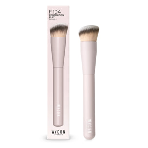 F104 FOUNDATION FLAT Pennello viso kabuki per fondotinta liquidi ed in crema.
